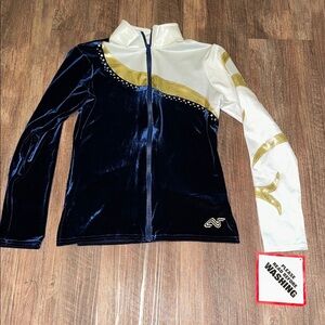 Alpha‎ Factor Competitive Gymnastics Jacket Velvet BNWT size XS
